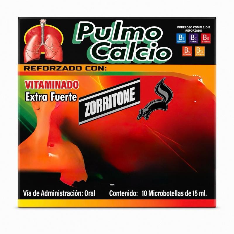 Pulmo Calcio Vitamin & Botanical Liquid Supplement Shots | 10 x 15ml