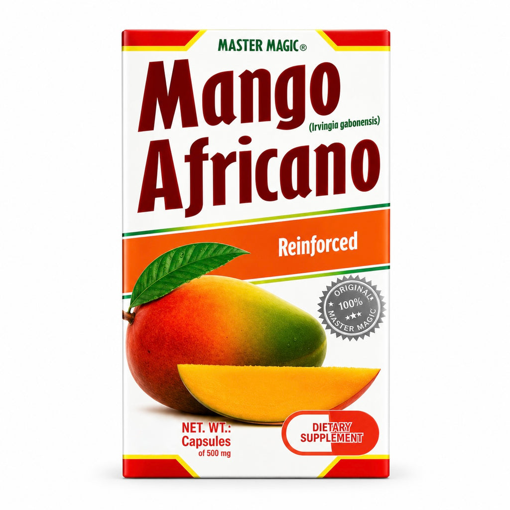 Mango Africano Reinforced Master Magic (Net. Wt. 30 Capsules of 500mg) Dietary Supplement