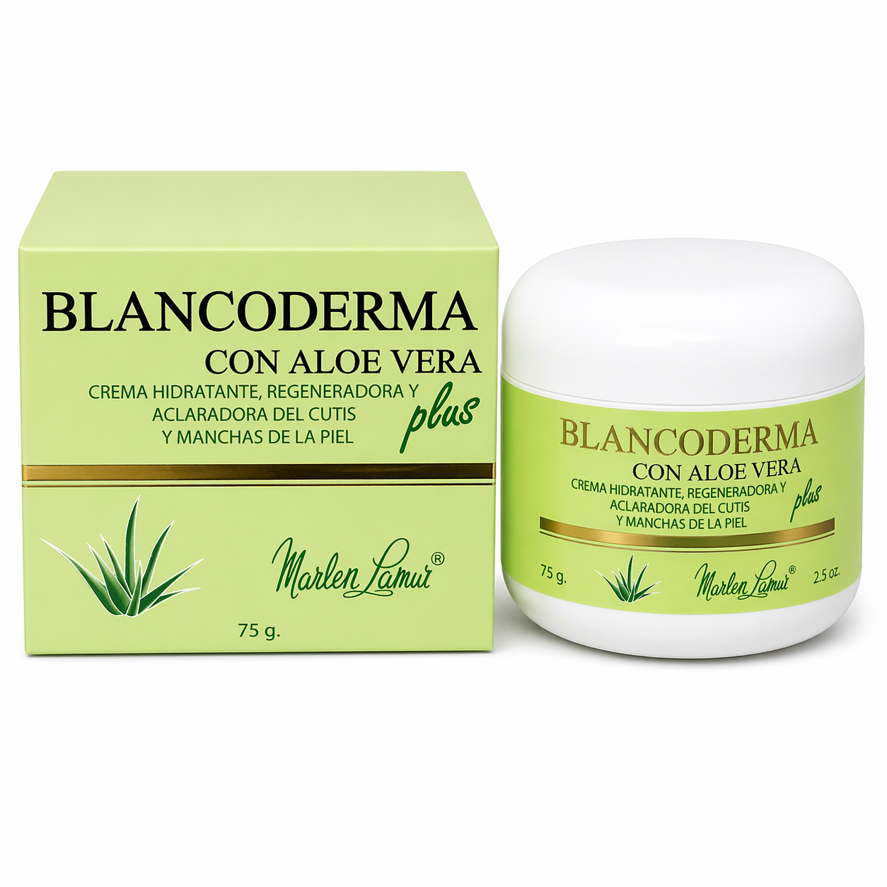 Blancoderma Aloe Vera Plus Face Cream 75g – Hydrating & Brightening Daily Moisturizer with Aloe Vera for Healthy-Looking Skin