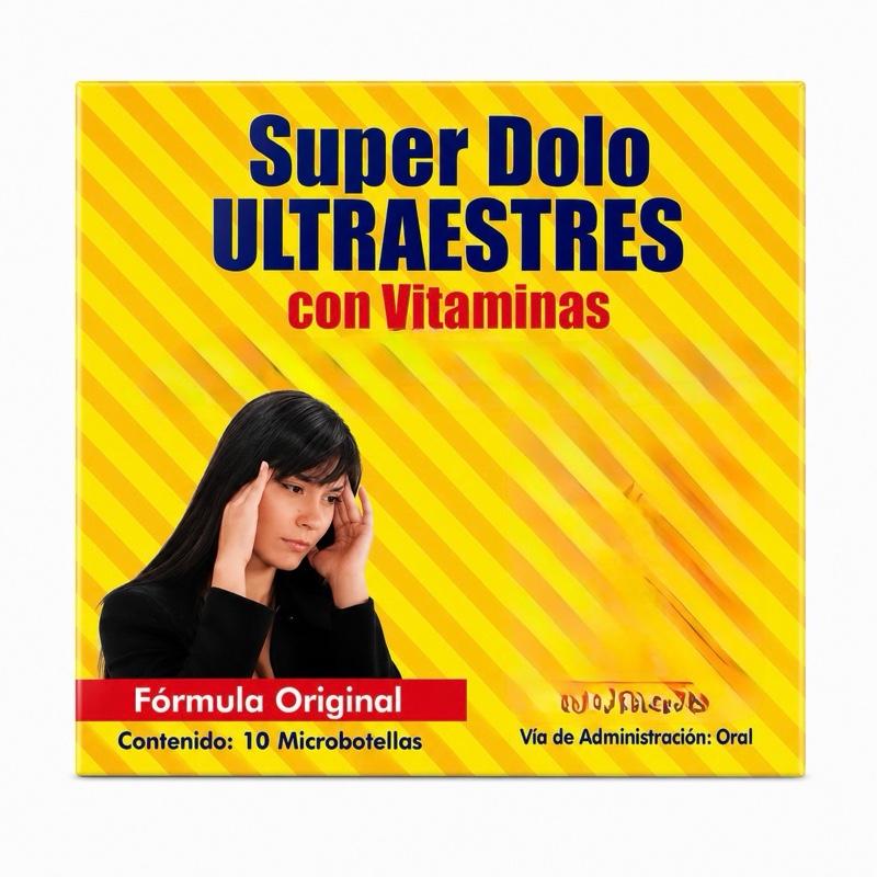 Super Dolo Ultraestres Vitamin Supplement Drink Shots | 10 x 15ml