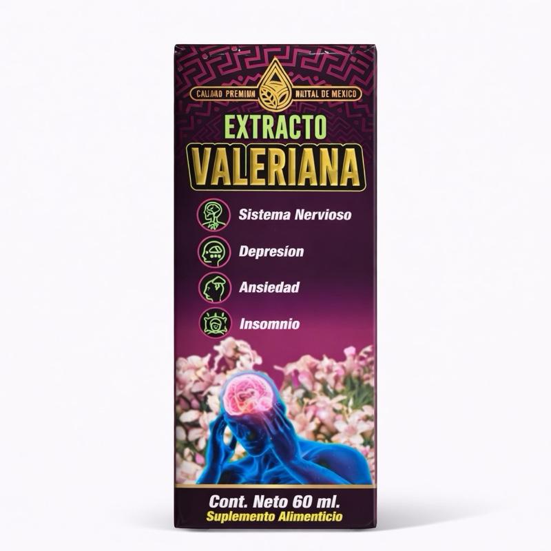 Valerian Root Extract Liquid Herbal Dietary Supplement, Plant-Based Formula, 60 mL, Halal
