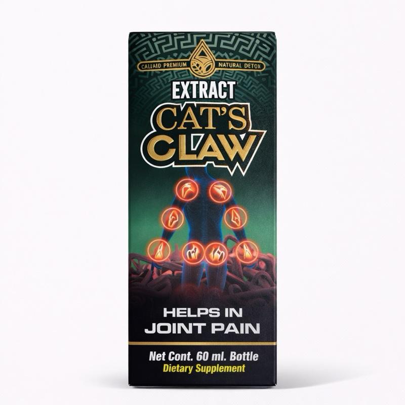 Cat's Claw (Uña de Gato) Liquid Herbal Dietary Supplement, Plant-Based Formula, 60 mL, Halal