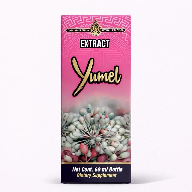Yunel Extract Liquid Herbal Dietary Supplement Drops, Plant-Based Formula, 60 mL, Halal