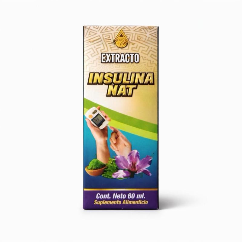 Insulina Nat Herbal Extract Liquid Drops – Plant-Based Herbal Dietary Supplement, 60 ml