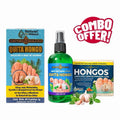 Naturaldawaa Quita Hongo Triple Nail Care Kit with Herbal Spray, 60 Caplets & Cleansing Soap Bar | Complete Fingernail & Toenail Care Set