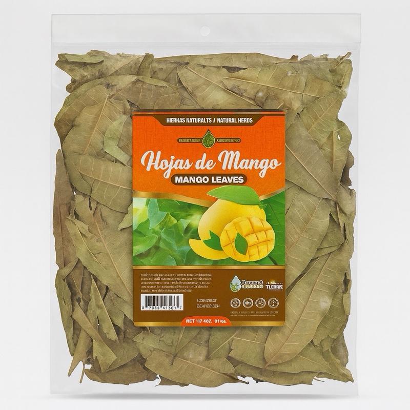 Hojas de Mango Herbal Tea, Premium Natural Loose Leaf Mango Leaves Tea from Mexico, Traditional Herbal Infusion, Unflavored, 4 oz (113g)
