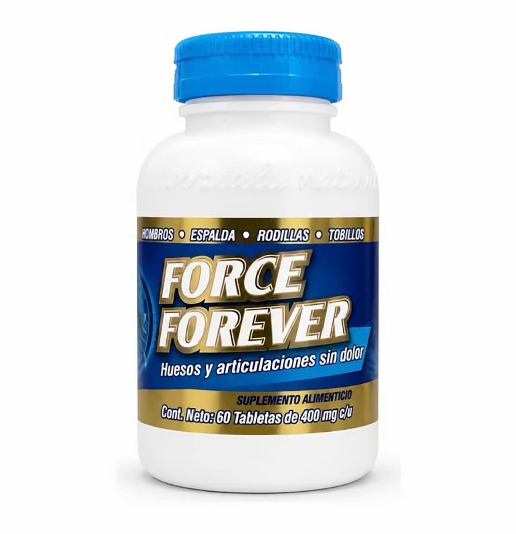 Force Forever Dietary Supplement – Daily Bone and Joint Wellness Formula, 60 Tablets, 400 mg Each