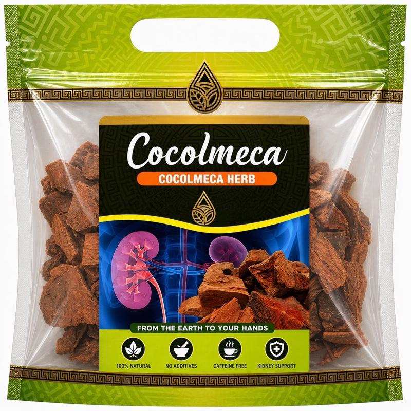 Cocolmeca Herbal Tea 4 oz (113g) – Premium Cocolmeca Root Bark Loose Herbal Tea, Caffeine-Free Botanical Infusion for Traditional Wellness