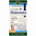 Hyaluronic Acid 600mg Tablets with Collagen, MSM & Calcium | Gluten-Free Skin & Joint Wellness Supplement | 30 Tablets