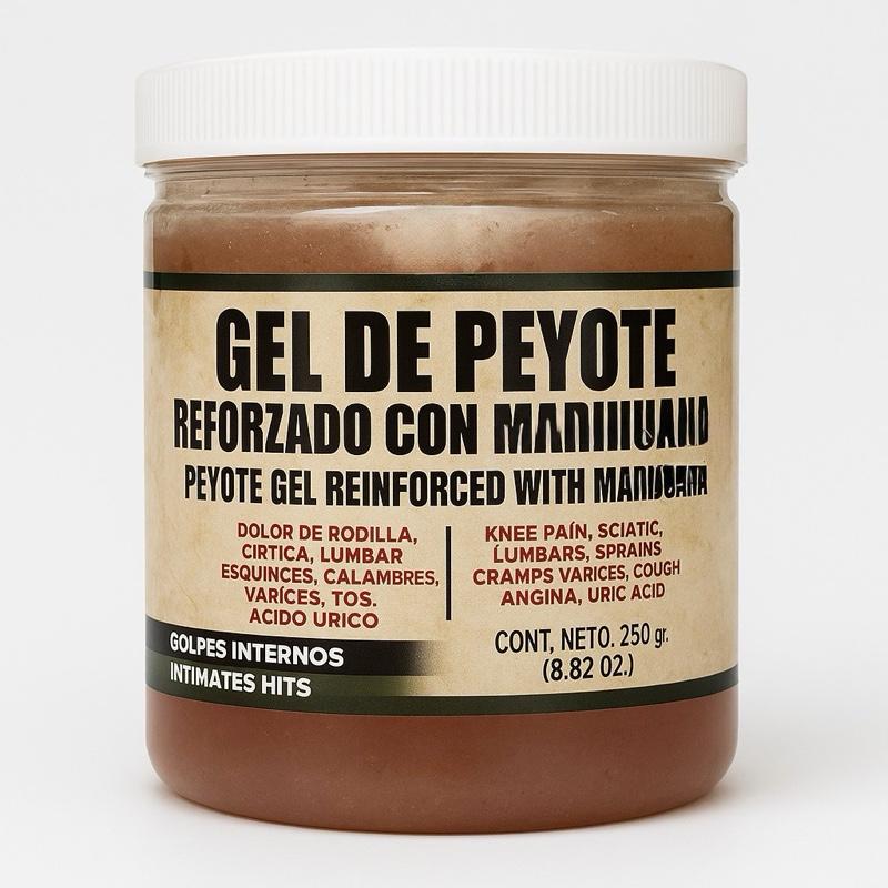 Peyote Herbal Body Gel 250 g - Botanical Massage Gel with Arnica
