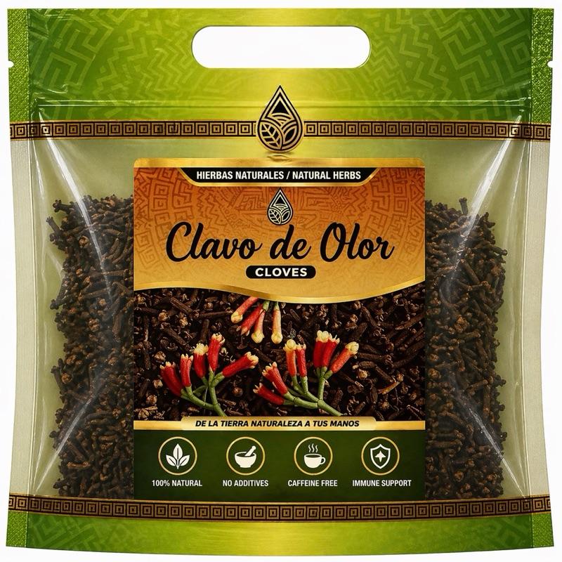 Premium Clove Herbal Tea 4 oz (113g) – Whole Cloves (Clavo de Olor) for Herbal Tea & Culinary Use, 100% Natural, Caffeine-Free Aromatic Spice