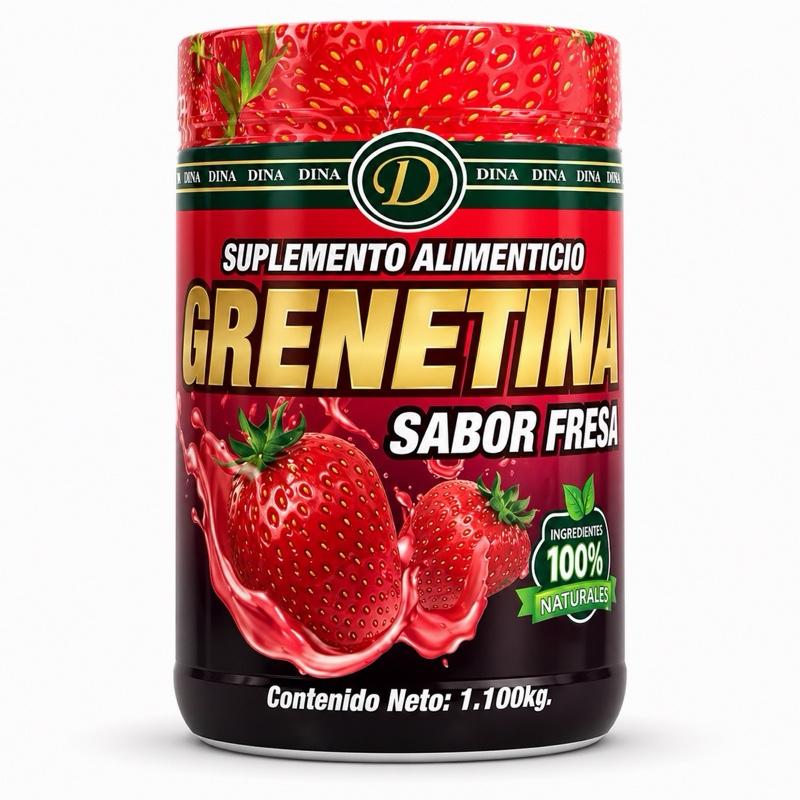 Strawberry Grenetina Collagen Powder 1.1kg | Mixable Drink Formula | 100% Natural Ingredients | Halal Supplement