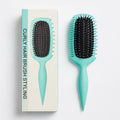 Curly Hair Detangling Brush - Flexible Curl Defining Hair Brush, Pink