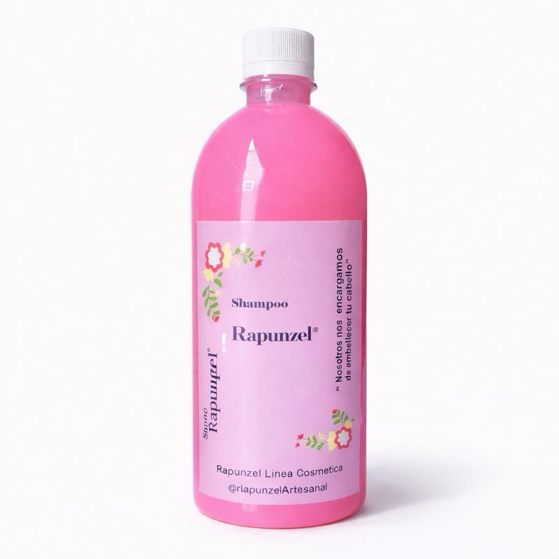 Rapunzeel Barbi Pink Hair Shampoo – Arnica, Rosemary, Tea Tree & Turmeric Botanical Hair Cleanser for Soft, Shiny Hair, 1 Liter