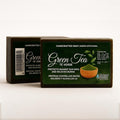 Naturaldawaa Green Tea Handcrafted Soap, Artisan Bar Soap with Green Tea, 100 g (3.5 oz) for Daily Skin Cleansing