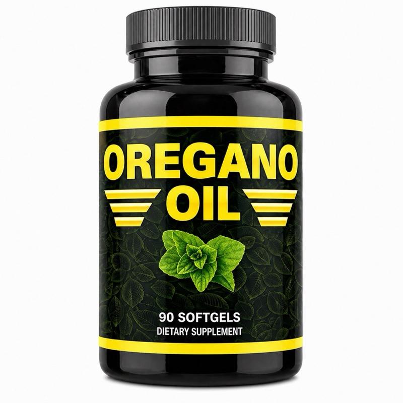 Oregano Oil Softgels 150mg, Immune Support Supplement, 90 Softgels, Gluten-Free & Lactose Free