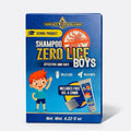 Zero Lice Boys Shampoo with Free Gel & Fine-Tooth Comb | Children's Hair Care Kit | 4.22 fl oz