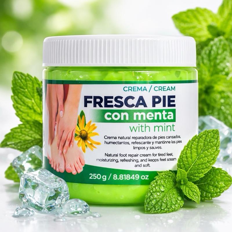 Fresca Pie Mint Foot Cream 250g – Cooling Moisturizing Foot Repair Cream for Dry, Rough & Tired Feet with Refreshing Mint