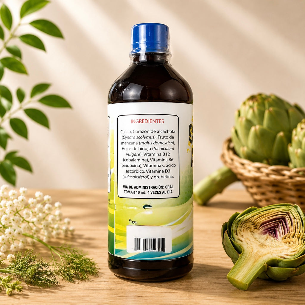 ￼ Artichoke Herbal Liquid Supplement 16.9 fl oz (500 mL) | Botanical Daily Wellness Formula