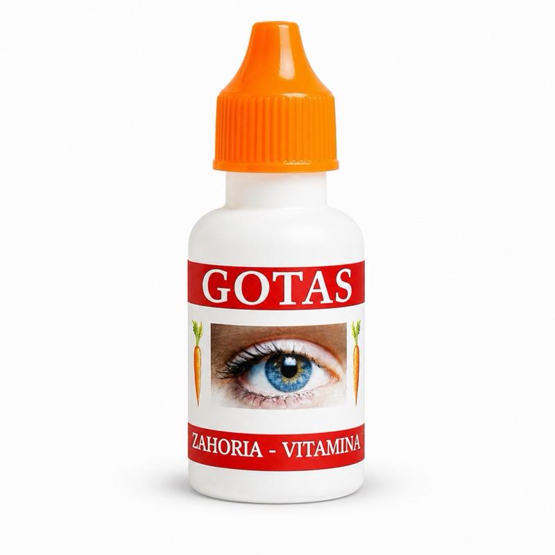 Carrot Vitamin Eye Drops 15 mL Precision Dropper Bottle