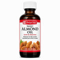 De La Cruz Sweet Almond Oil Moisturizer for Skin & Hair, Nourishing Almond Oil Blend, 2 fl oz (59 mL)