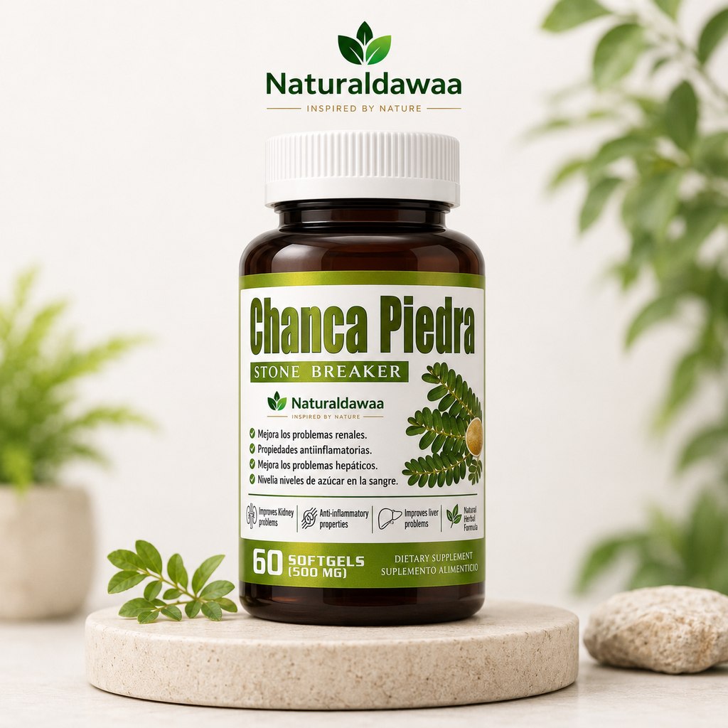 Chanca Piedra Stone Breaker Herbal Dietary Supplement, Traditional Botanical Wellness Formula, 60 Softgels, 500 mg Each