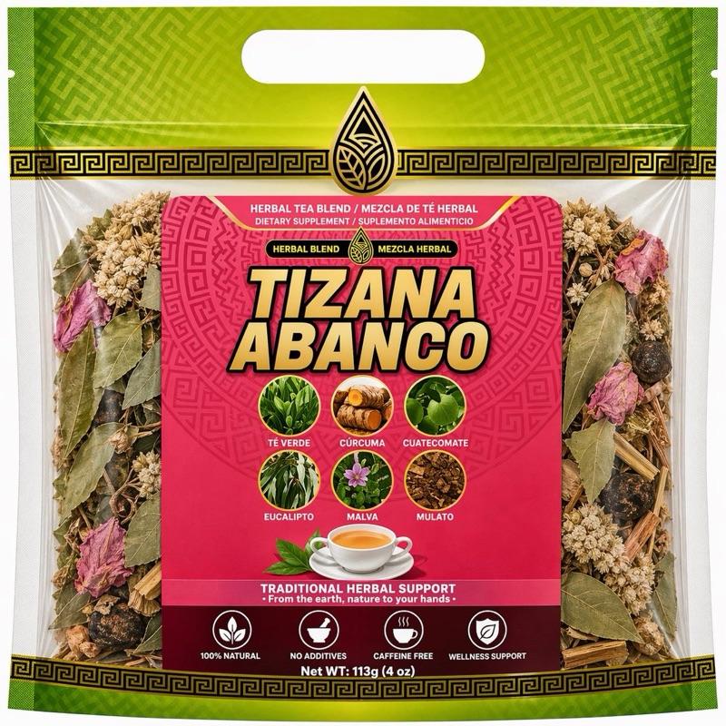 Tizana Abango Herbal Tea Blend 4 oz (113g) Premium Caffeine-Free Herbal Tea | Traditional Botanical Wellness Infusion for Daily Herbal Tea Enjoyment