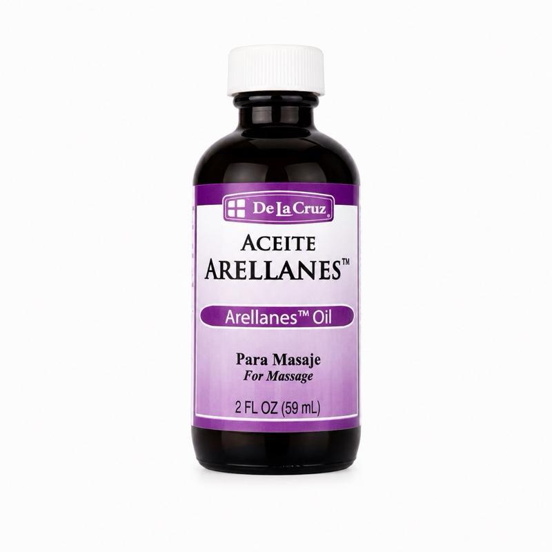 De La Cruz Aceite Arellanes Massage Oil with Rosemary & Cotton Seed Oil Blend for Skin Care & Body Massage, 2 oz
