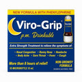 Viro-Grip PM Drinkable Supplement Beverage, 10 x 15mL Single-Serve Micro Bottles, Sugar-Free, Vegan & Gluten-Free
