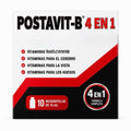 Postavit-B 4-in-1 Vitamin B Complex Supplement Drink, 10 x 15mL Micro Bottles, Sugar-Free, Vegan & Gluten-Free