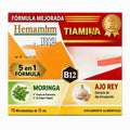 Hemamima B12 5-in-1 Vitamin B Complex Supplement Drink with Folic Acid, Moringa, Garlic Extract & Iron, 10 x 15mL Micro Bottles