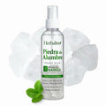 Herbalista Whole Body Natural Crystal Piedra Alumbre Deodorant Spray with Real Alum Stones, Refillable 80g (2.82 oz) for Women, Men & Teens