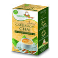 Nature's Guru Instant Cardamom Chai Tea Drink Mix, Unsweetened – 10 Single-Serve Packets