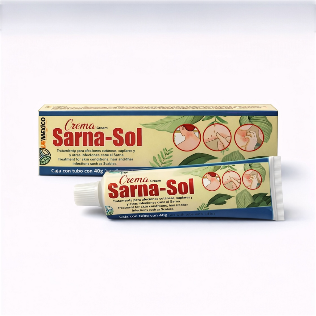 Sarna-Sol Skin Cream 40g | Botanical Moisturizing Cream for Skin & Scalp Care | Lightweight Daily Skin Care Formula