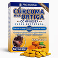 Turmeric & Nettle Extra Strength Formula – Turmeric, Nettle, MSM, Ginger, Grape Seed & Vitamin C Supplement – 60 Tablets