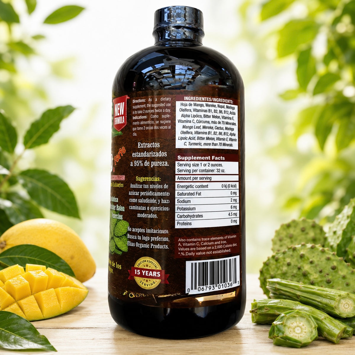 ￼ Insulinat Forte Herbal Liquid Supplement | 32 fl oz (946.35 mL) | Mango Leaf & Herbal Blend | Premium Plant-Based Formula | Daily Wellness Support