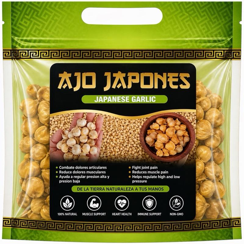 Japanese Garlic (Ajo Japonés) Herbal Tea 4 oz (113g) – Premium Loose Botanical Herb for Traditional Wellness, Caffeine-Free Herbal Infusion