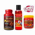 DiabePathic Triple Pack Wellness Bundle – 60 Tablets, NeuroPatia Ointment & 125g Massage Oil with Turmeric & Cinnamon