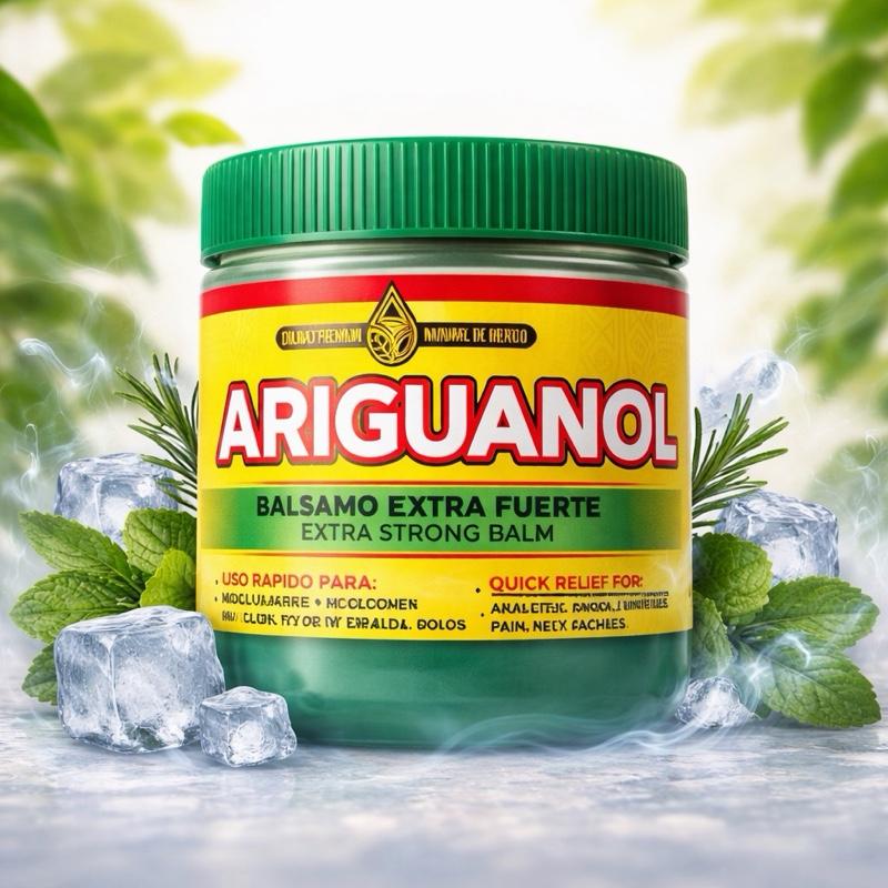 Mariguanol Extra Strong Massage Balm 120 g (4.23 oz) – Arnica & Menthol Cooling Massage Ointment for Body, Muscle & Joint Comfort