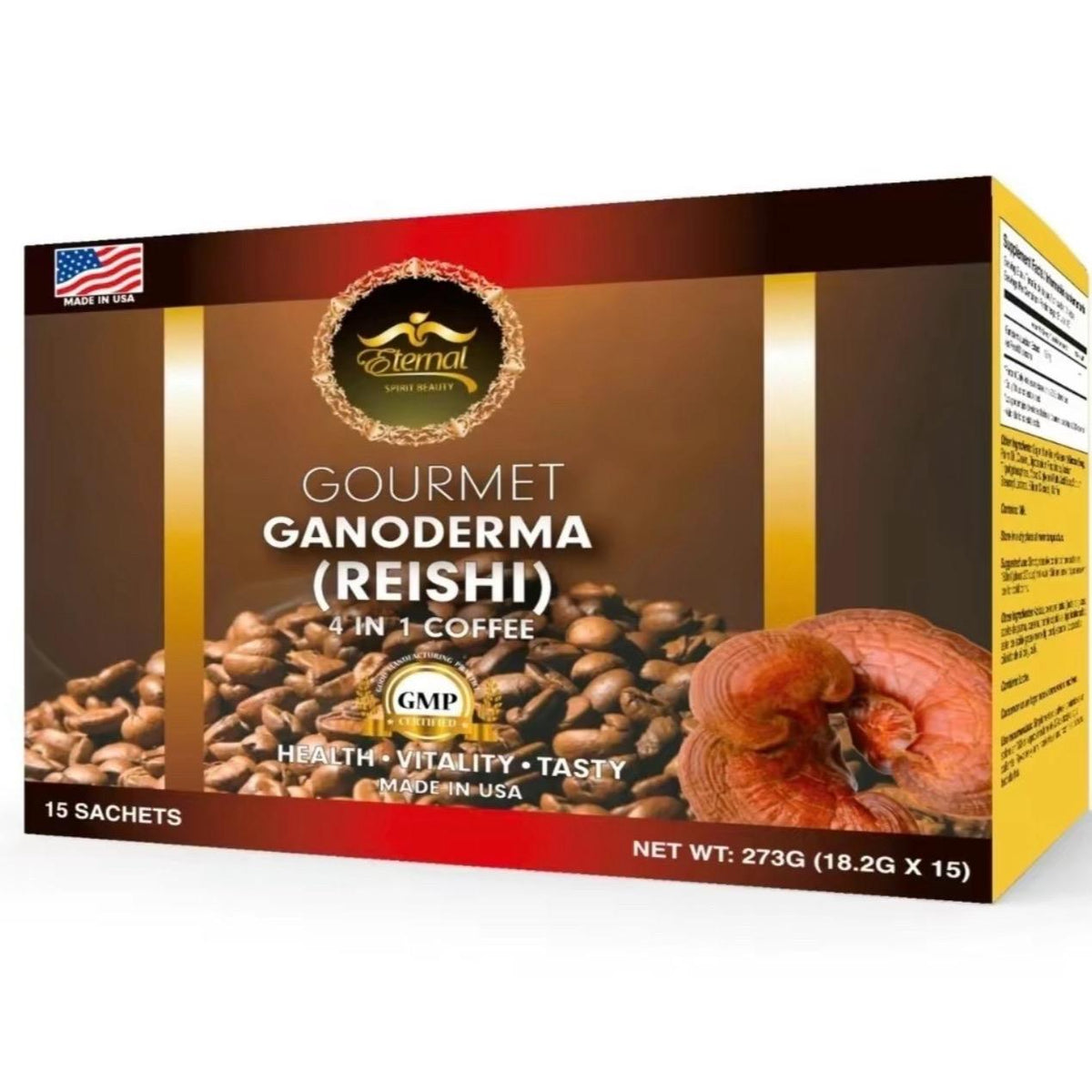 Eternal Ganoderma 4 in 1 Instant Coffee Mix with Reishi – Single Pack