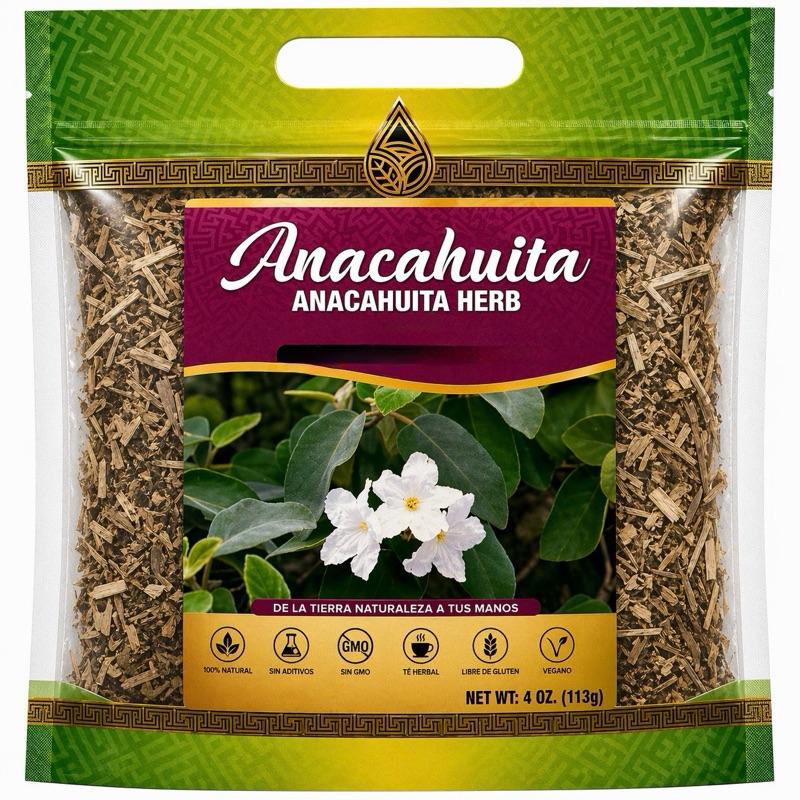 Anacahuita Herbal Tea | Premium Loose Leaf Anacahuita Herb Blend | Natural Botanical Wellness Tea | Traditional Herbal Infusion | 4 oz