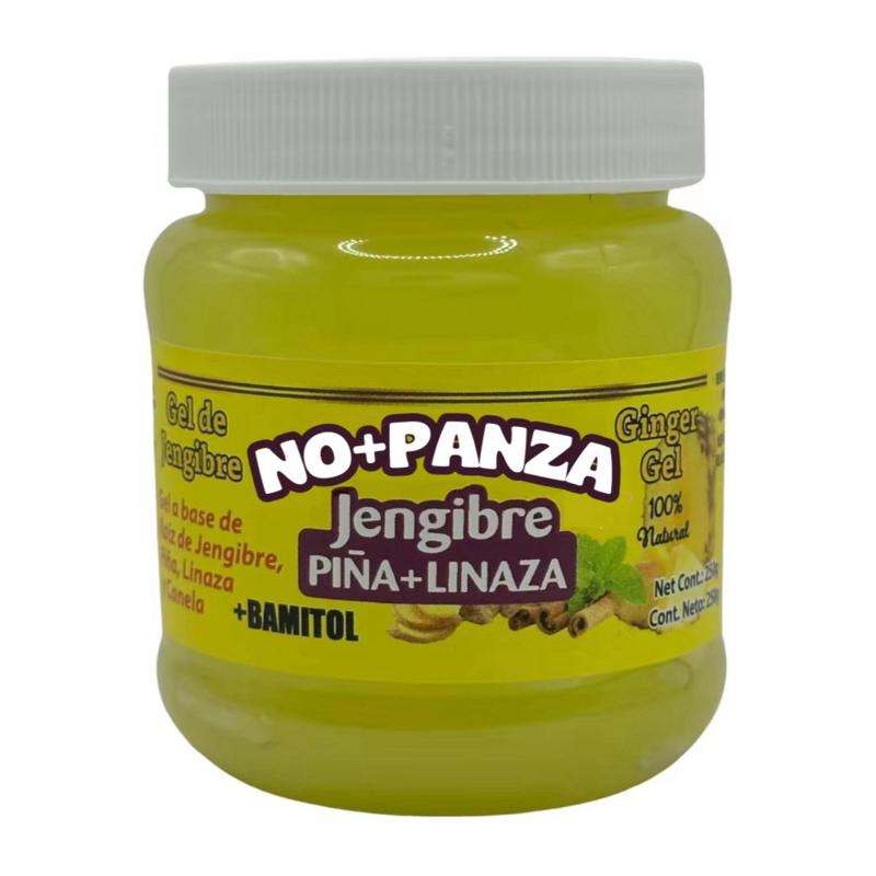 NO+PANZA Ginger Gel & Bamitol Body Care Set – Ginger Massage Gel for Skin Smoothing & Self-Care Routine, 8.8 oz