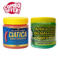Naturaldawaa Combo Pack Herbal Ointments with Arnica, Menthol, Aloe Vera & Pine Extract, Topical Body Care Set