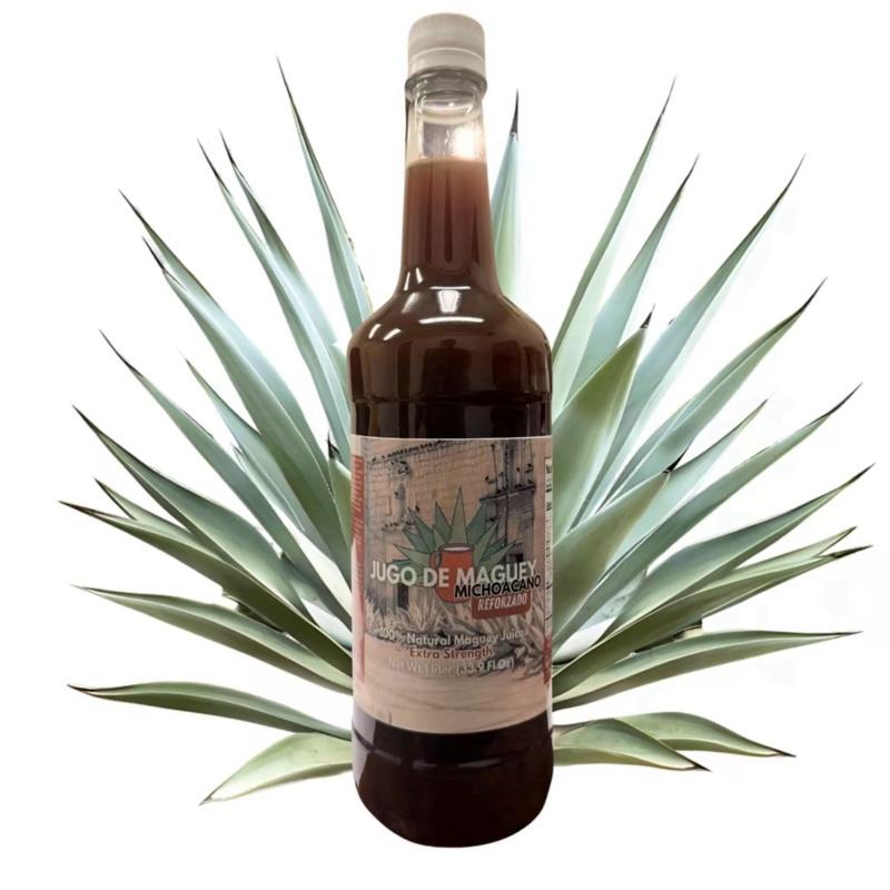 Herbalista Maguey Juice Natural 1 Liter (33.3 fl oz) Traditional Mexican Agave Beverage