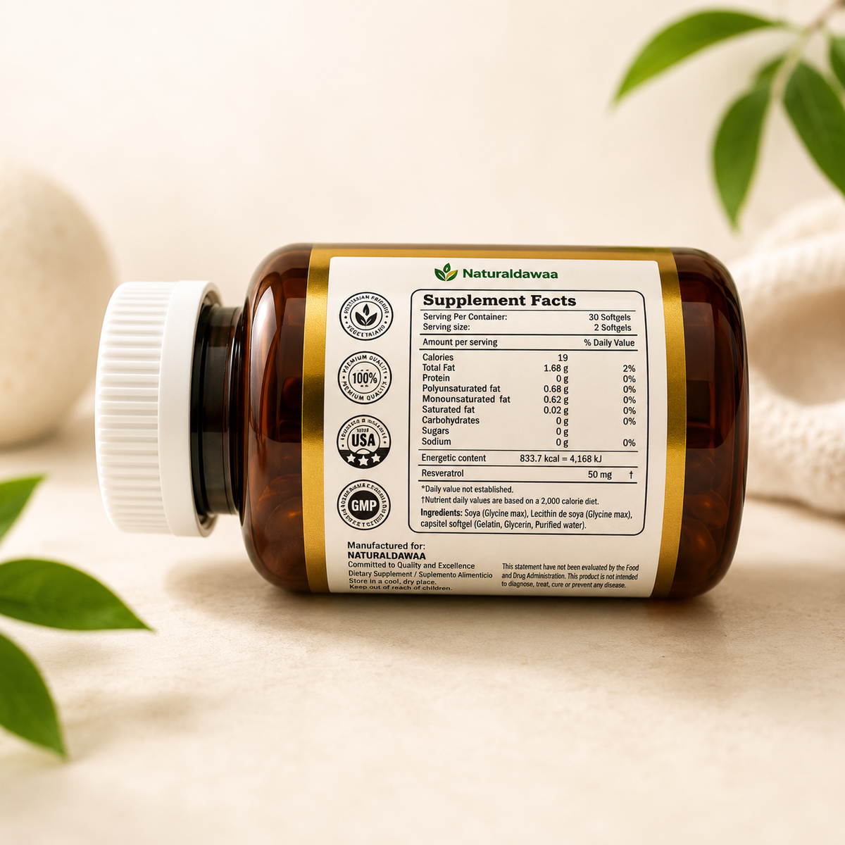 Hierba del Sapo Herbal Dietary Supplement, Traditional Plant-Based Daily Wellness Formula, 60 Softgels, 500 mg Each