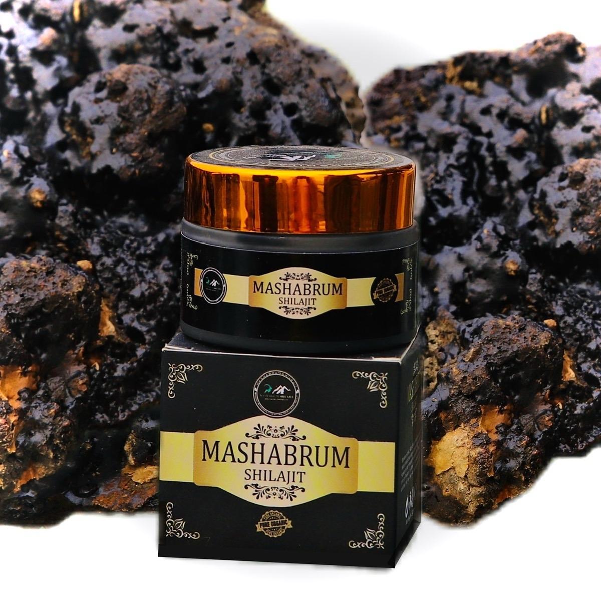 Mashabrum Shilajit Resin 30g – Pure Himalayan Shilajit from Gilgit, Pakistan