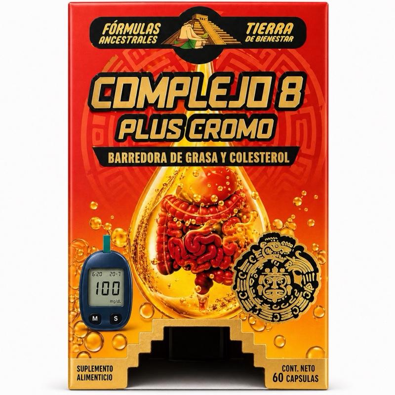 Vitamin B Complex + Chromium Capsules | 60 Count Daily Supplement