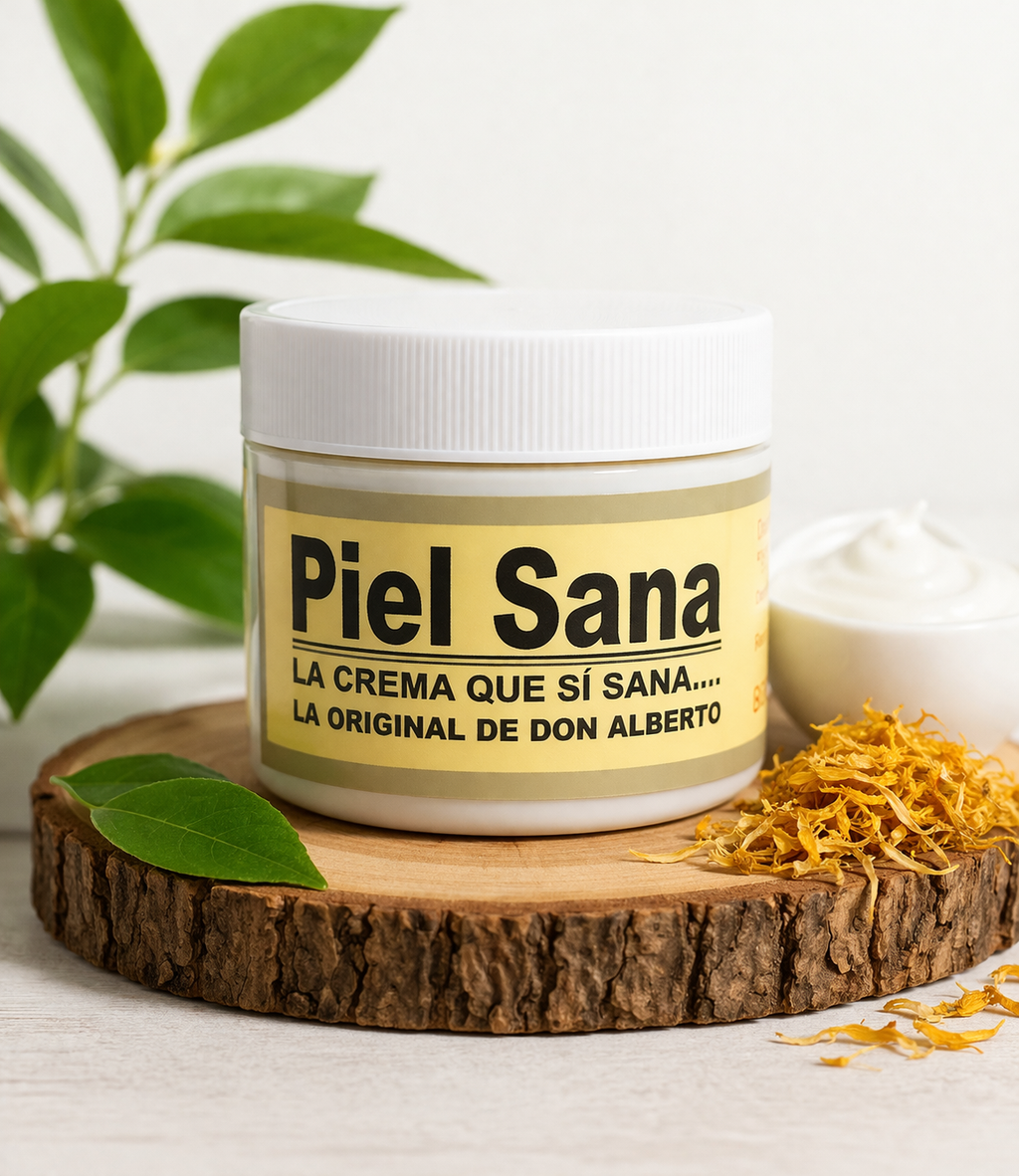 Piel Sana Moisturizing Skin Cream by Don Alberto – Hydrating Cream for Dry & Rough Skin – Daily Moisturizer for Soft, Smooth Skin