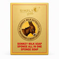 Simply Donkey Milk Soap Bar, Gentle Cleansing & Moisturizing Soap for Daily Skin Care, 1 Bar