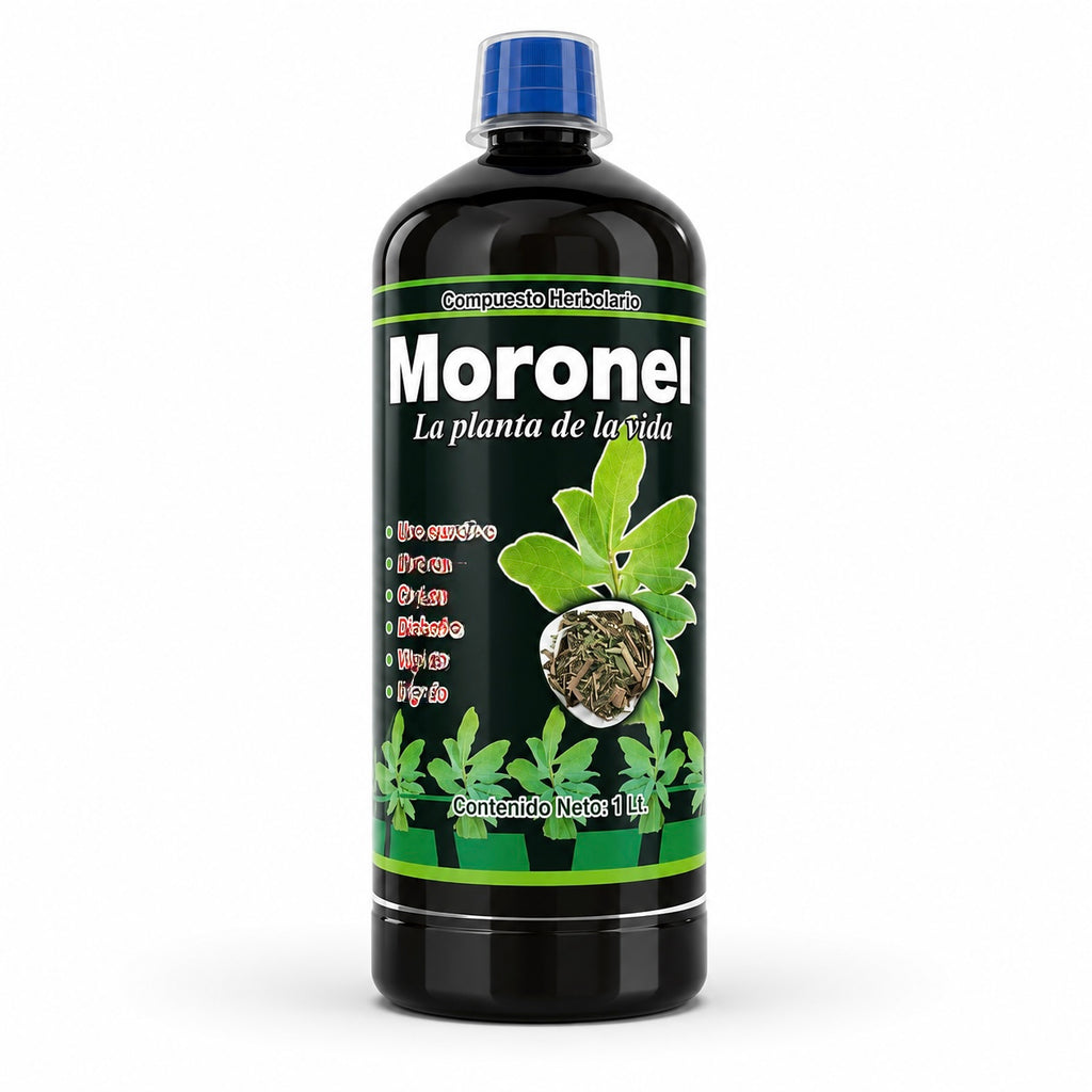Moronel Herbal Liquid Supplement, 1 Liter (33.8 fl oz), Traditional Botanical Blend, Liquid Dietary Supplement